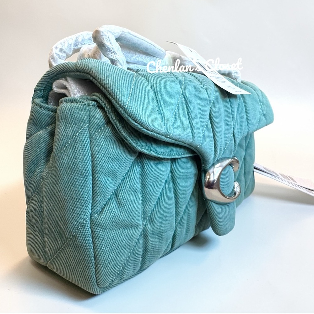 NWT Coach Denim Tabby Quilted 26 Convertible Shoulder Bag - Picture 5 of 16